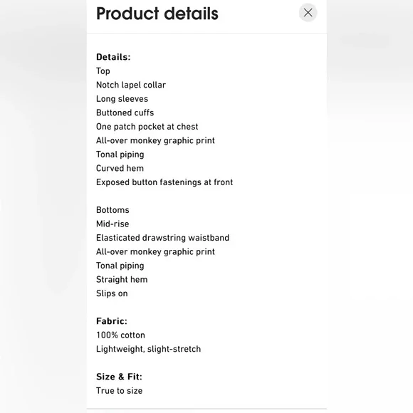 Desmond & Dempsey Long Pyjama Set Blue and Pink - S - Picture 8 of 8